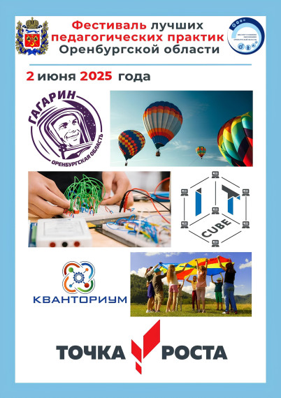 Фестиваль лучших педагогических практик Оренбургской области 2 июня 2025 года.